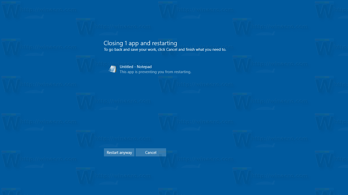 Windows 10 AutoEndTasks Закрыть окно приложений 2