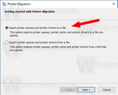 Windows 10 Export Printer Queues And Printer Drivers To A File