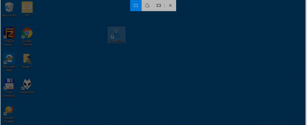 screen snip shortcut key windows 10