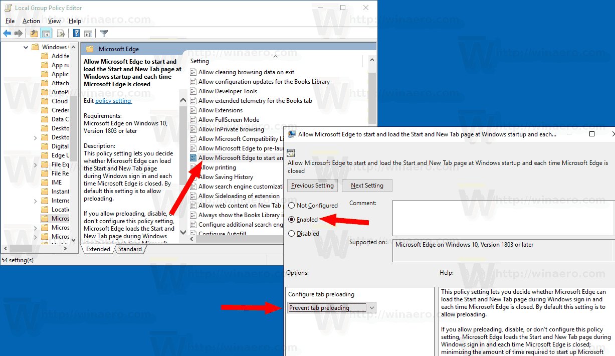 microsoft edge download option