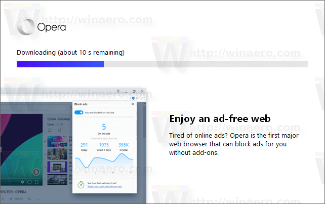 Opera 57 Installer 2