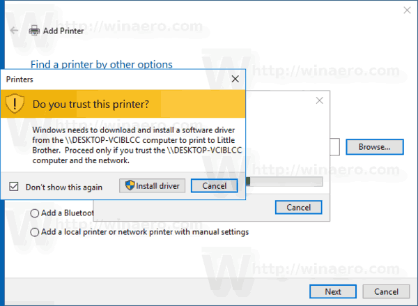 Windows 10 Install Driver 1