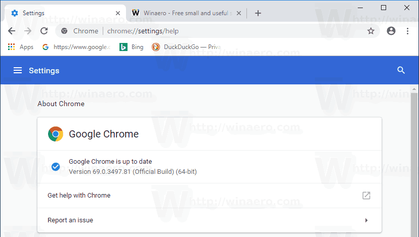 Google chrome latest version 2018