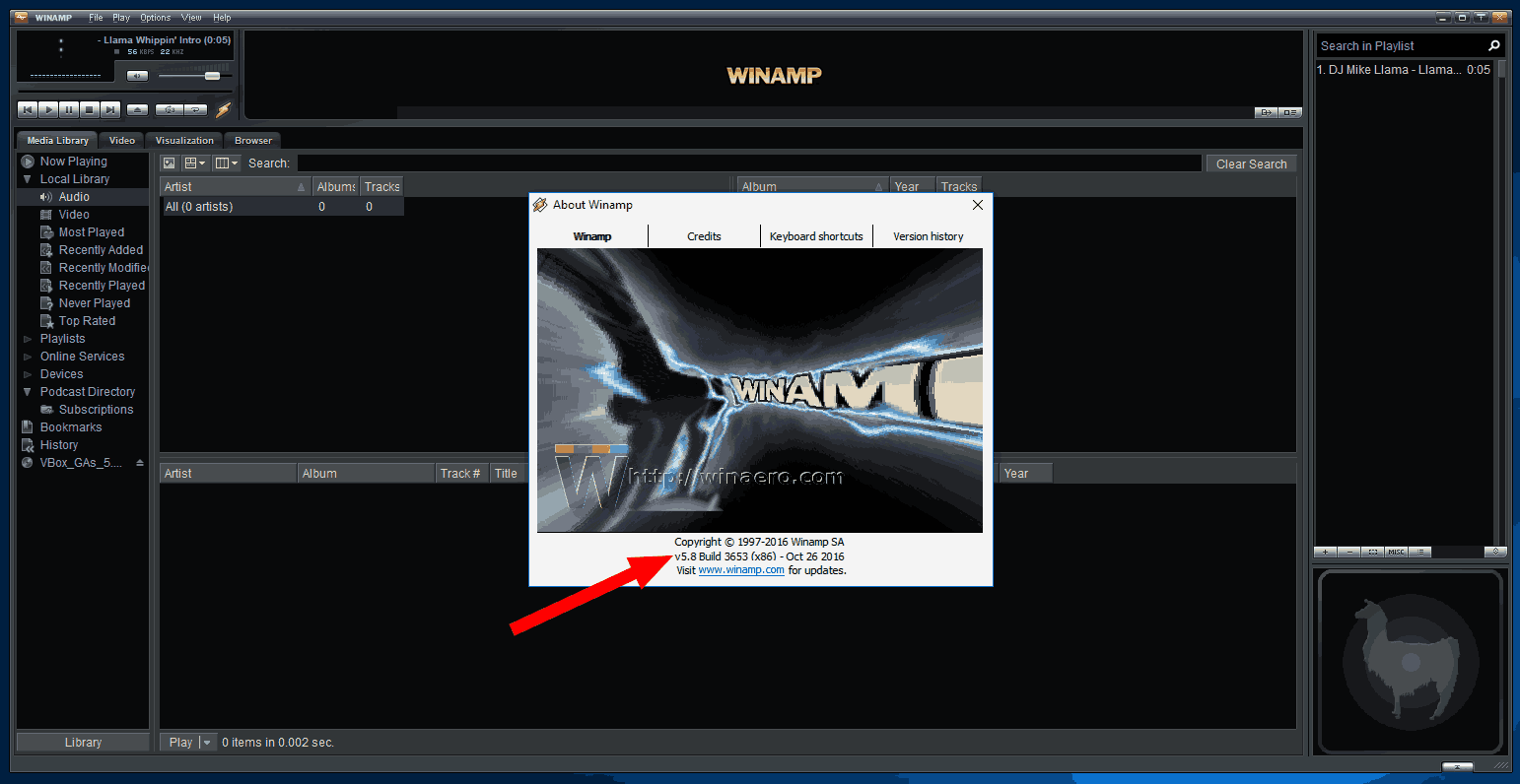 winamp older version free download