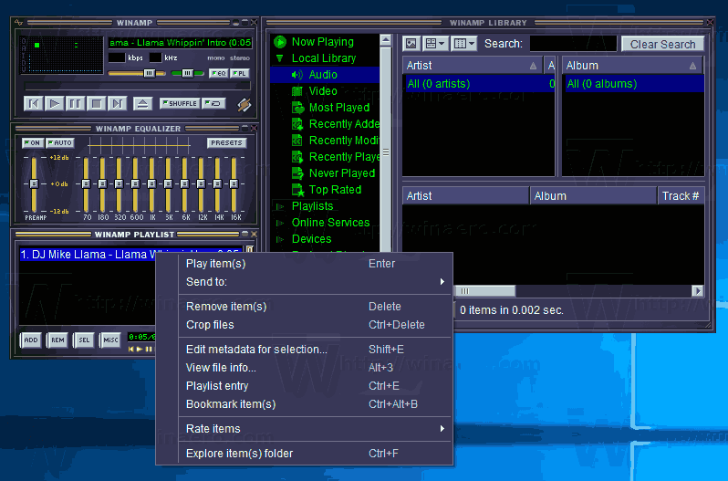 winamp older version