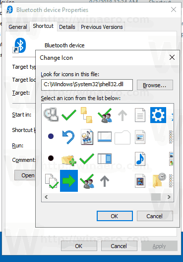 Windows 10 Send To New Bluetooth Icon