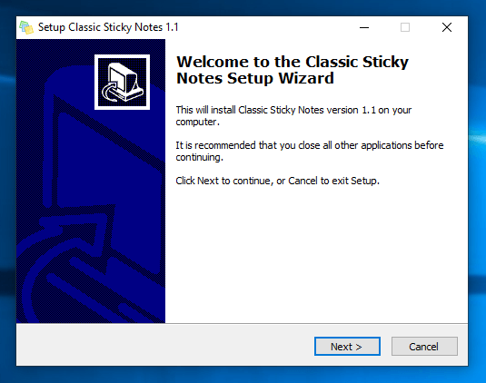 Classic Sticky Notes On Windows 10 Ver 1809 Img1
