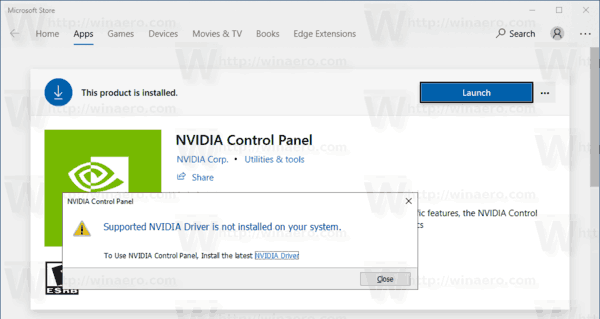 windows 10 nvidia control panel download