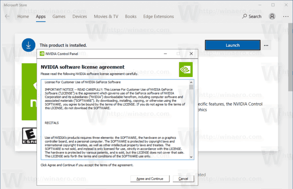 nvidia control panel install