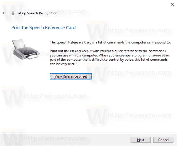 Windows 10 Enable Speech Recognition Step 8