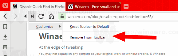 Vivaldi Customize Address Bar