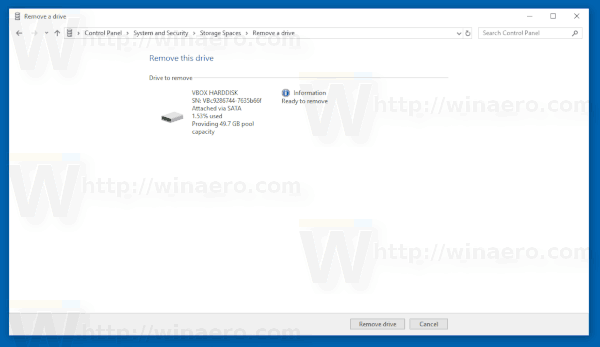 Windows 10 Confirm Drive Removal