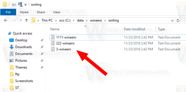 Windows 10 Numerical Sorting Disabled