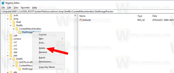Windows 10 Remove Rotate Image Context Menu