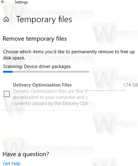 Windows 10 Build 18277 Storage Page 2