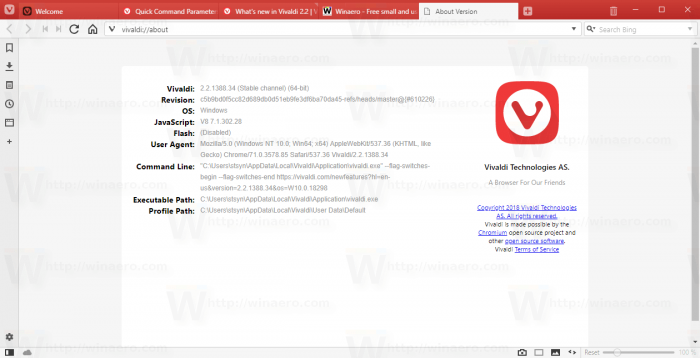 Vivaldi 6.1.3035.84 download the new version for windows