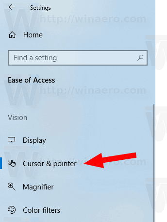 Windows 10 Change Cursor Color 1