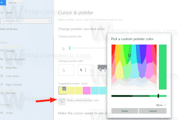 Windows 10 Change Cursor Color 3