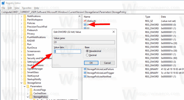 Windows 10 Disable Storage Sense Tweak