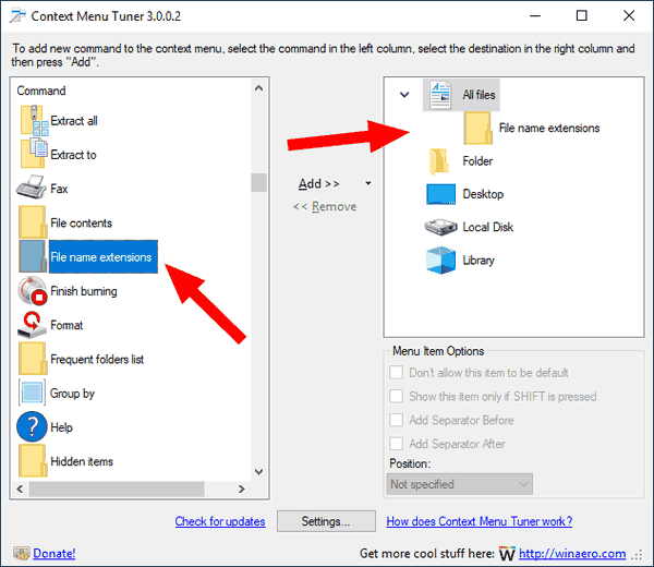 Windows 10 File Extensions CMT