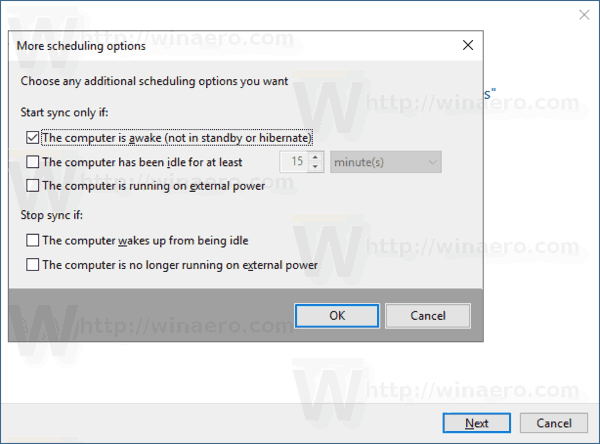 Windows 10 Offline Files Sync Schedule At Event 3