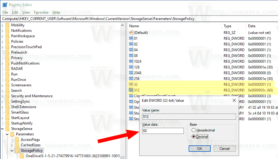 Windows 10 Storage Sense Set Downloads Delete Automatically Tweak 