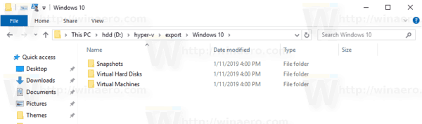 PowerShell Exported Hyper V VM