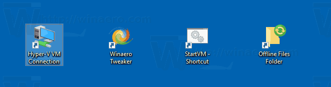 Windows 10 Hyper V Connection Shortcut 2