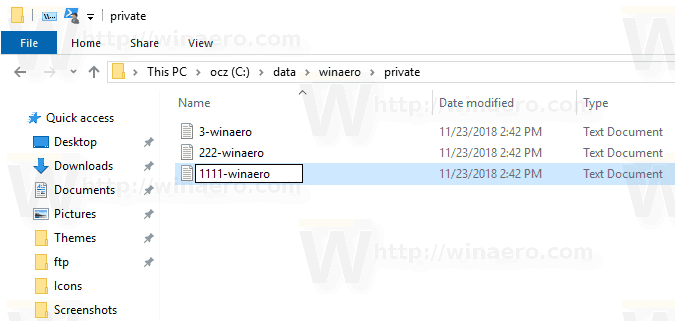 Windows 10 Start File Rename