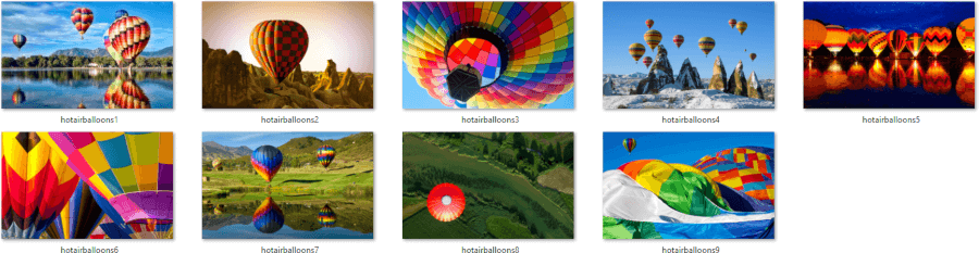 Hot Air Balloons Themepack 0
