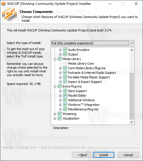 Winamp Wacup 4