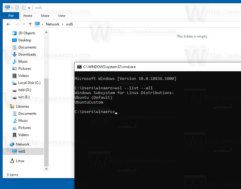 Terminated WSL Distro Windows 10