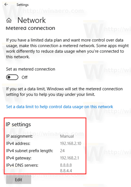 Windows 10 Settings App Static Ip 6