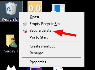 Secure delete shop windows 10