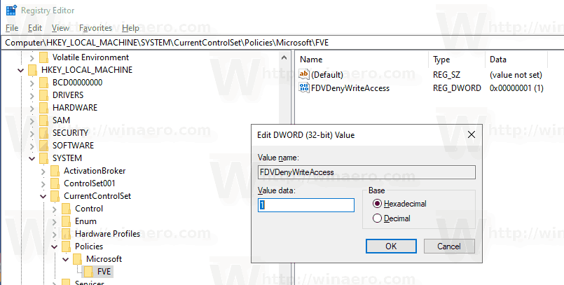 Deny Write To Fixed Drives Not Protected By BitLocker 3