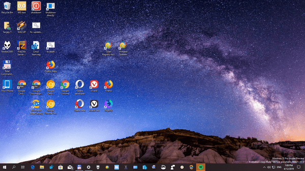 Milky Way theme for Windows 10, 8, and 7