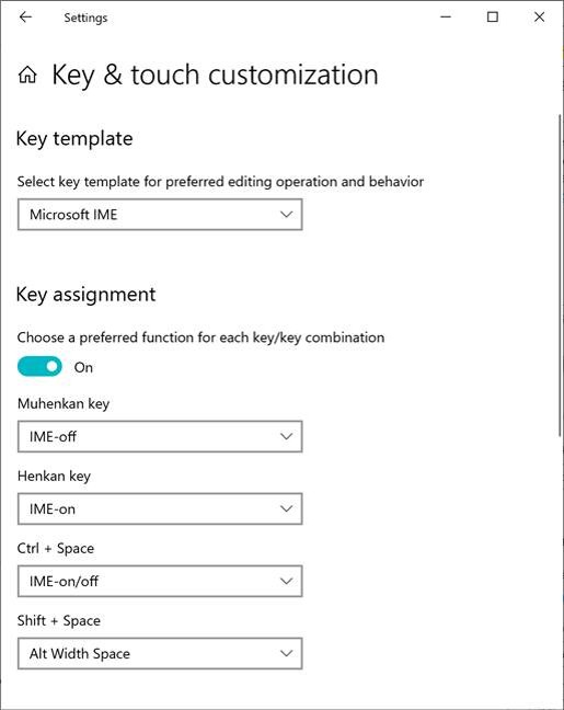 Windows 10 Build 18875 Language Settings