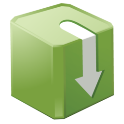 Box Zip Download Green Icon