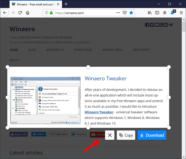 Firefox 67 Take Screenshot 2