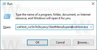 Windows 10 Run Start Menu Process Manually