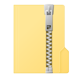 Zip Arrchive Compressed Folder Icon