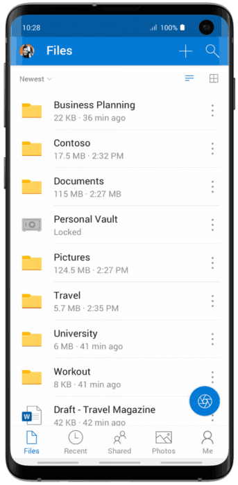 onedrive personal vault not showing up
