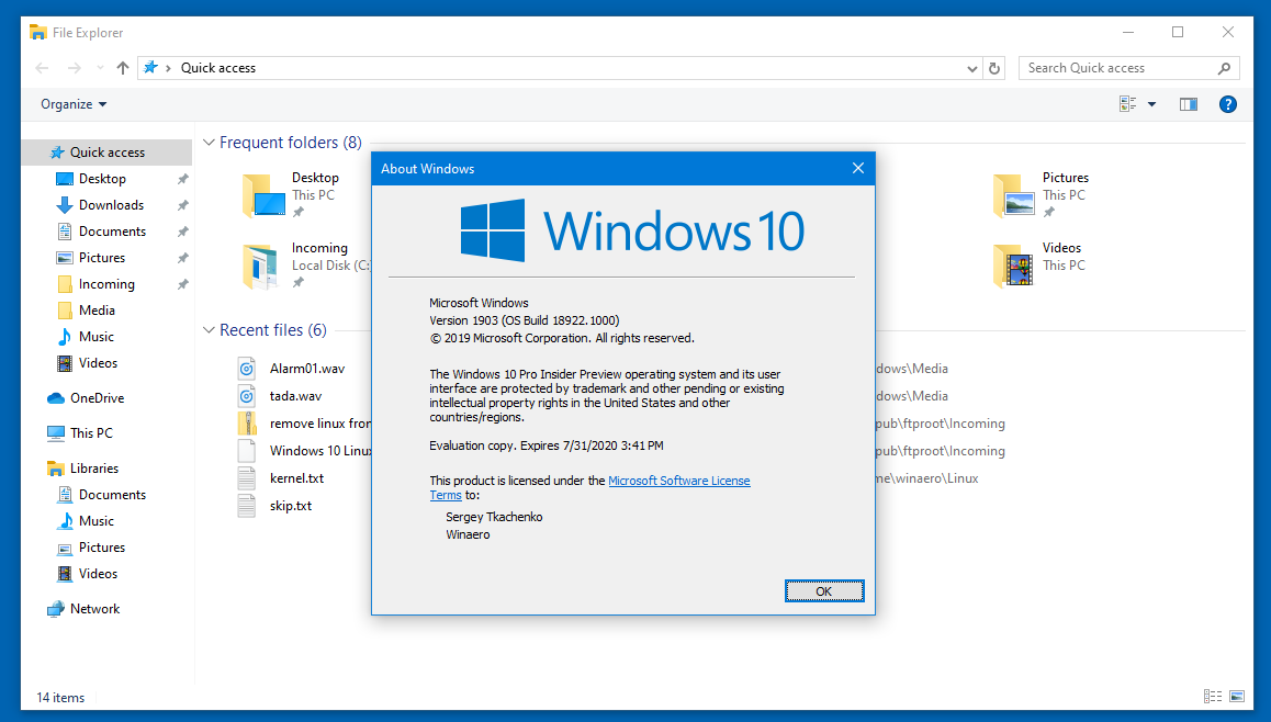 Ribbon Disabler 4.0 for Windows 10 version 1903