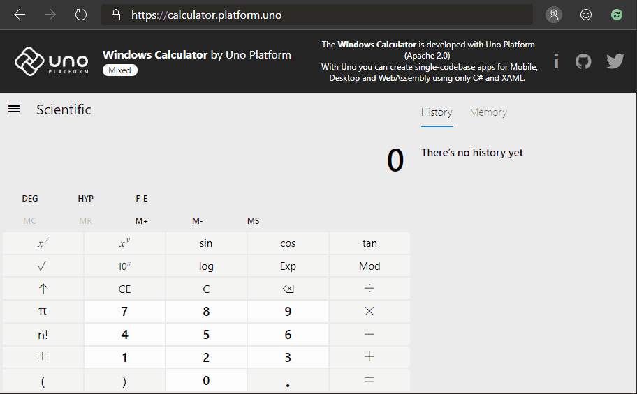 Windows Calculator On Web