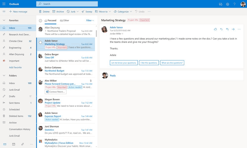 msn outlook email