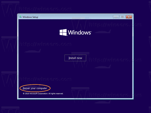 Программа установки Windows 10 отремонтирует ваш компьютер
