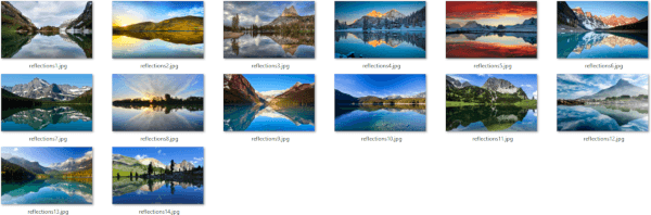 Reflections Themepack Images