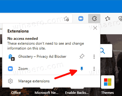 How to Pin the Scrible Extension in Edge