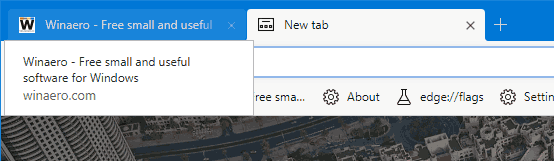 Microsoft Edge New Tooltips