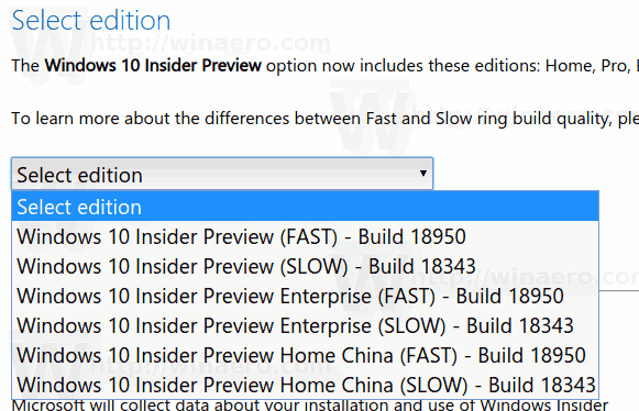 Windows 10 Build 18950 ISO Images